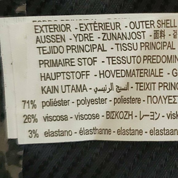 Zara Men's Tuxedo Jacket Blue Black Notch Lapel Lined Dinner Coat Size 36 NWT - Picture 6 of 11
